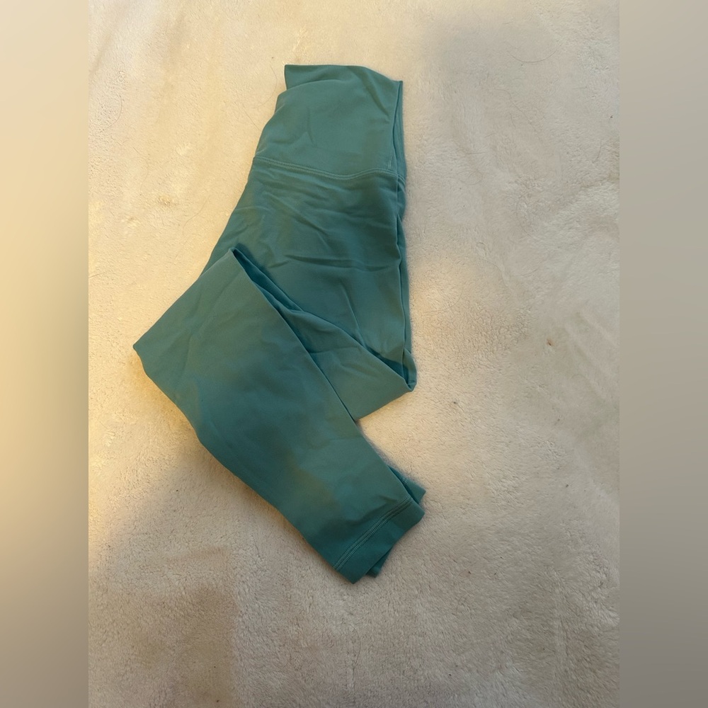 Seafoam Colored Lululemon Align Leggings